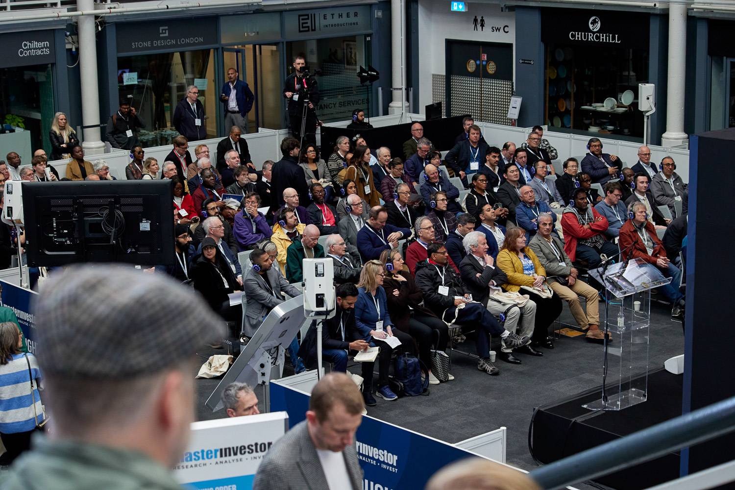 Conference crowd